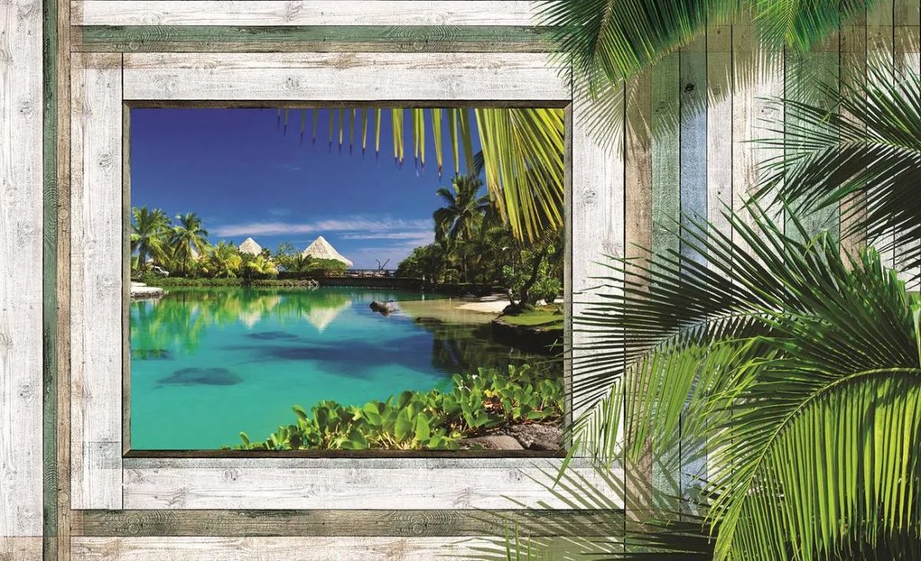 Fototapet - Plajă, mare, nisip (152,5x104 cm)