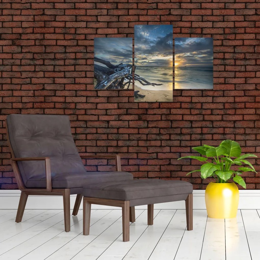 Tablou cu marea în apus de soare (90x60 cm)
