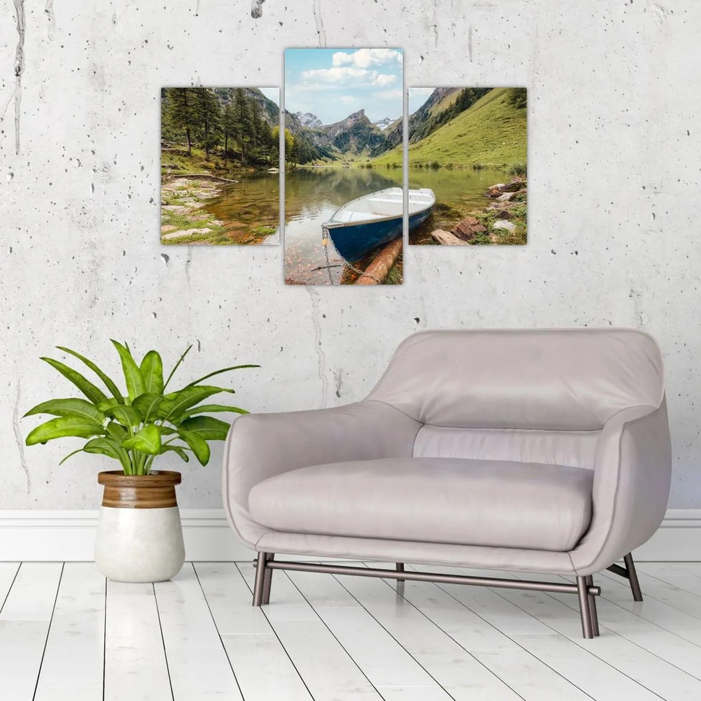 Tablou - Seealpsee, lac din Elveția (90x60 cm)