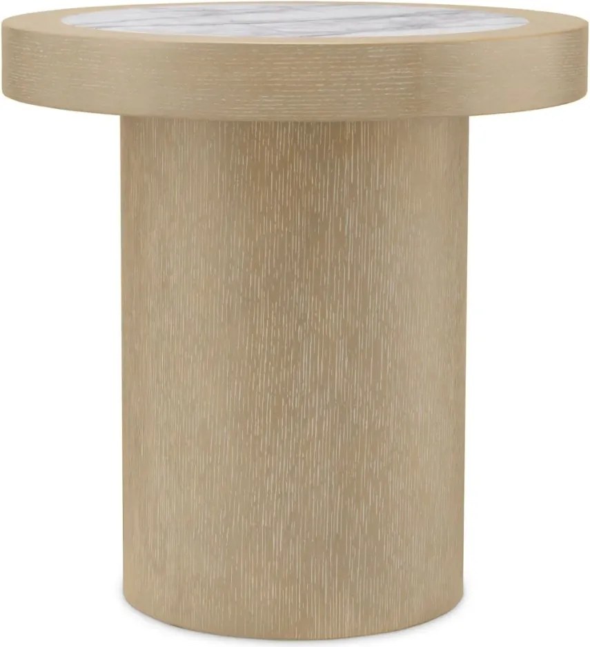 Masuta Design LUX, Marmura, Furnir Stejar, Presedio 50cm