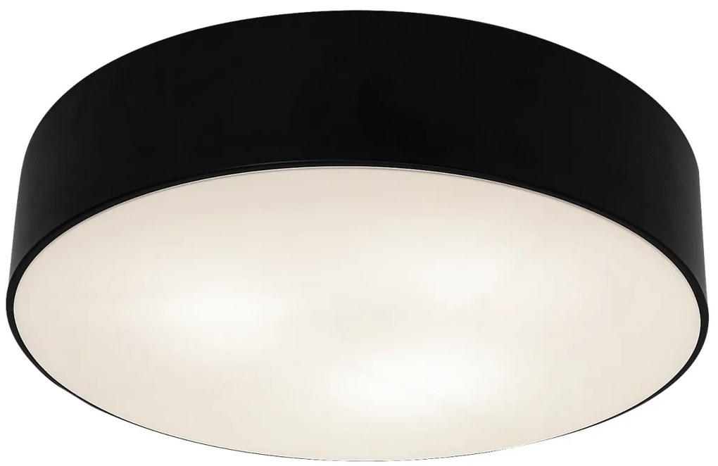 Lustra aplicata design modern circular Renata negru