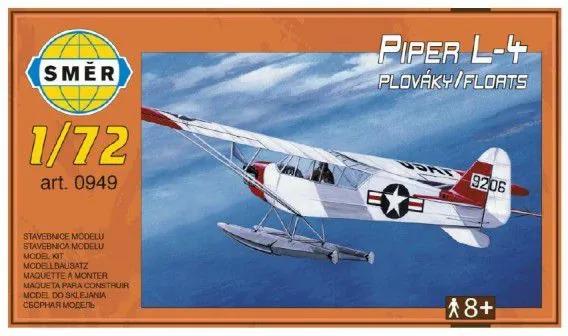 Model Piper L-4 flotoare 1:72 14,7x9,3cm cutie 25x14,5x4,5cm
