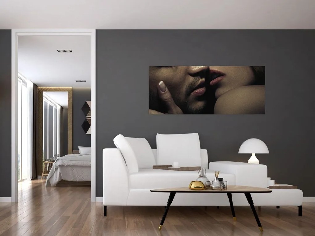 Tablou - Sărutul (120x50 cm)