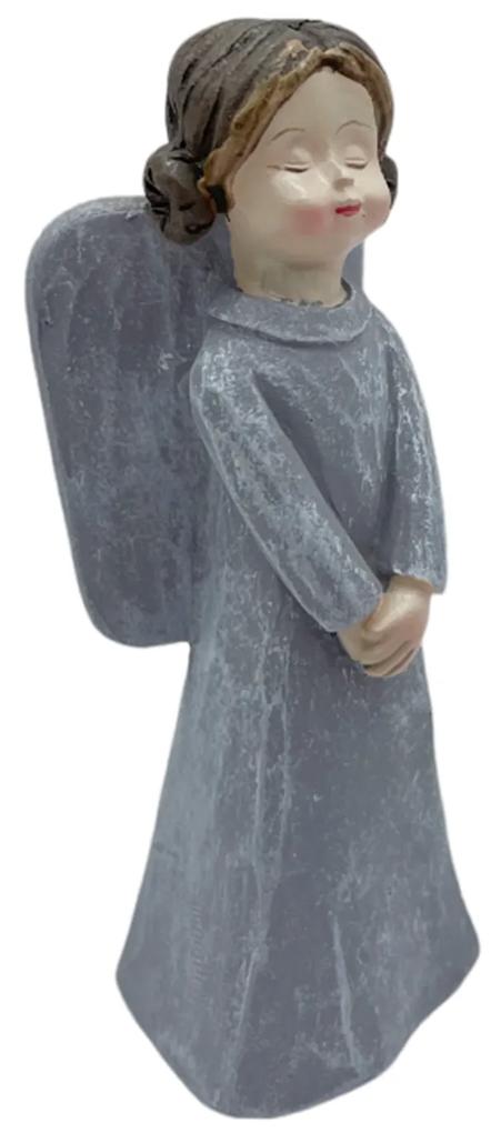 Figurina Inger, Delia, Gri, 9.5cm