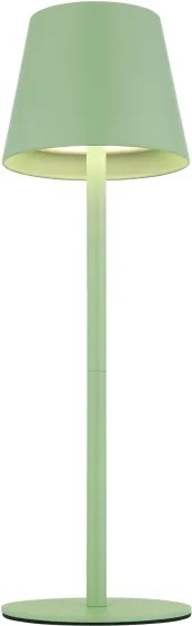 Globo 58488BG-LED Lampă de masă pentru exterior 3-în-1 VANNIE, dimmabilă cu comandă tactilă și reîncărcabilă, 3W/5V IP54 verde