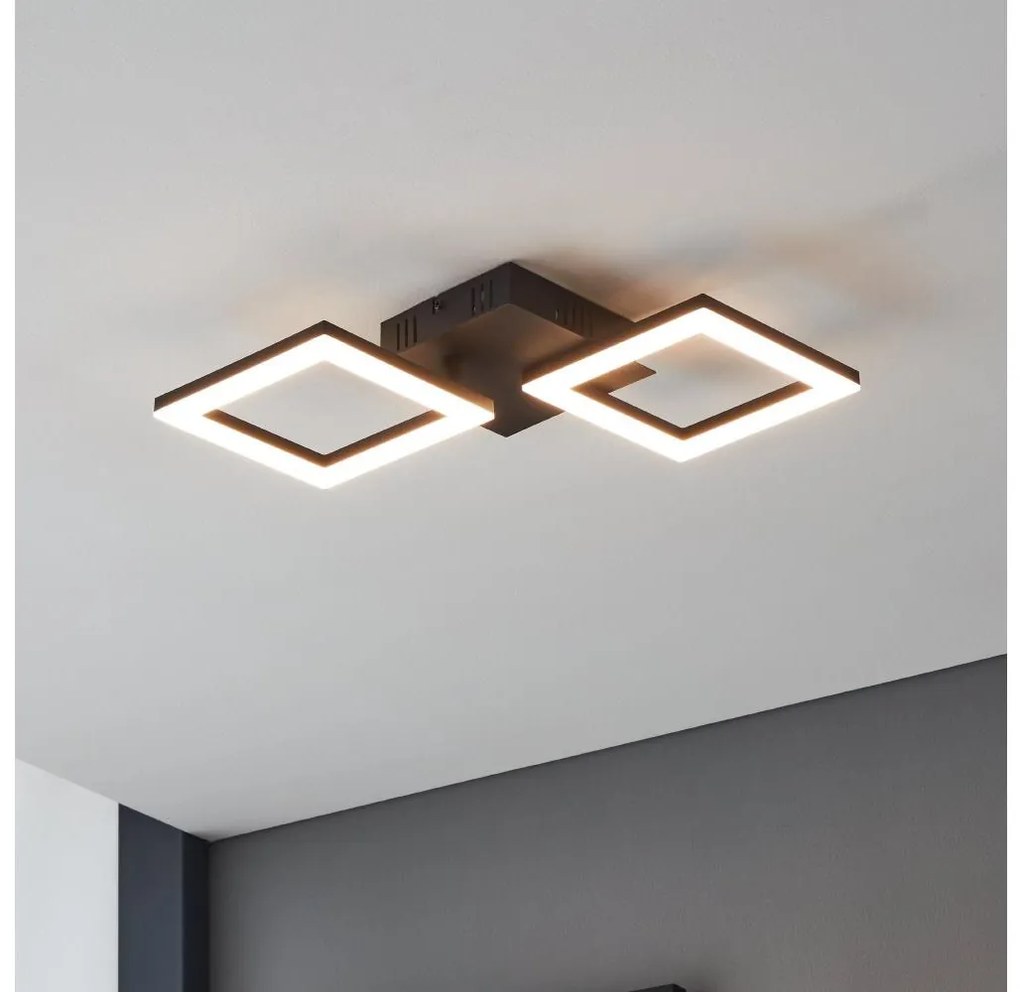 Plafonieră LED dimabilă pentru baie Eglo 31773 PARANDAY-Z LED/15,5W/230V negru