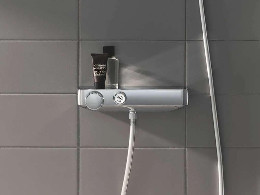 Baterie dus cu termostat Grohe SmartControl cu set de dus inclus,bara 900 mm - 34721000