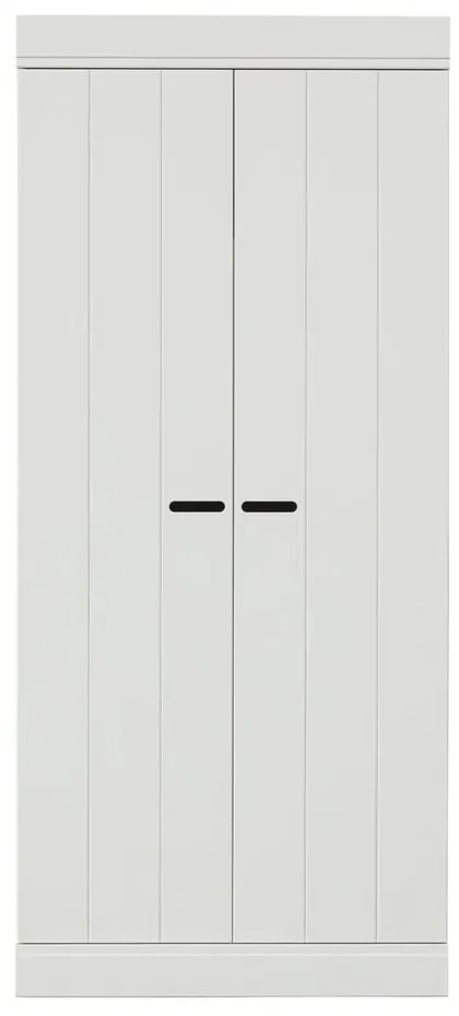 Șifonier alb din lemn de pin 77x175 cm Connect – WOOOD