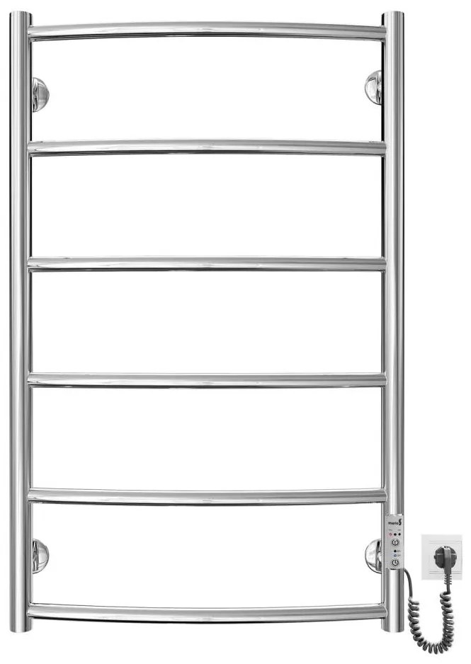 Radiator portprosop CLASSIC 100W/230V 81x53cm oțel inoxidabil/crom lucios drept