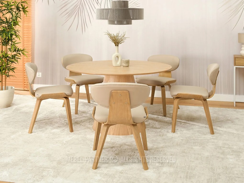 Scaun Juliana (bej + stejar). 1111085