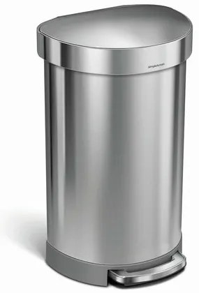 Simplehuman Coș de gunoi cu pedală 45 l, oțel mat