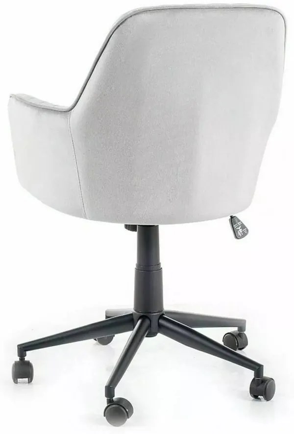 Scaun de birou Q-886 velvet gri deschis Blu03
