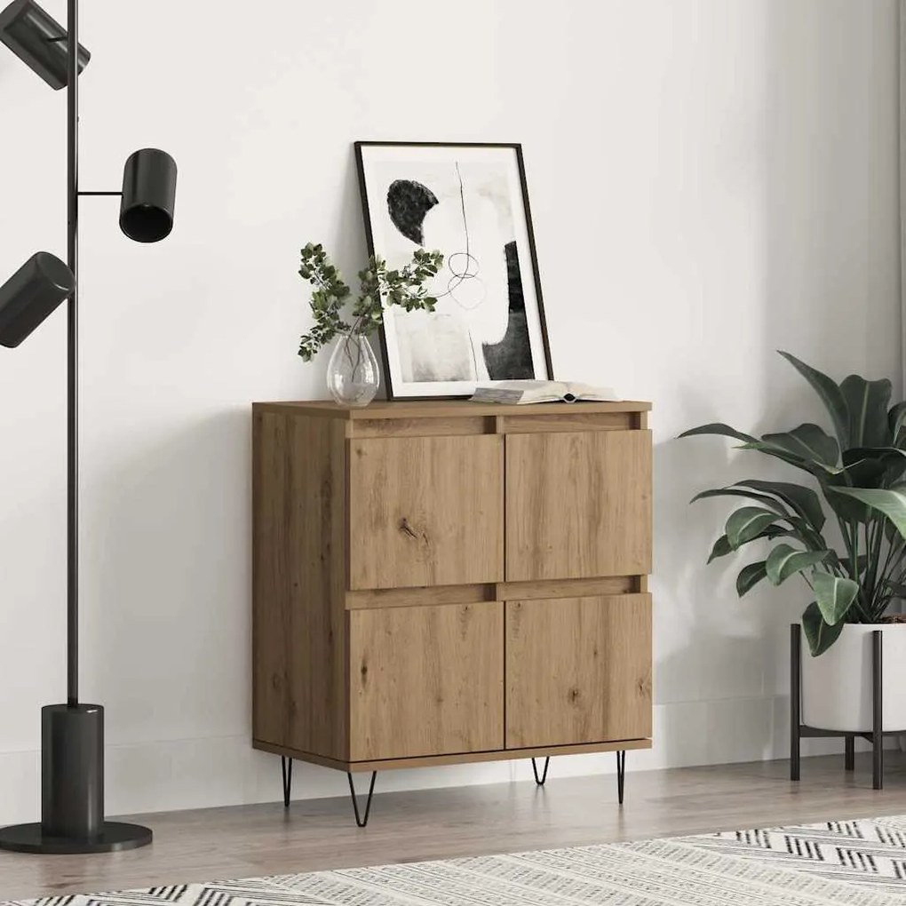 vidaXL Bufet cu depozitare cu ușă Maro 60 x 35 x 70 cm Lemn compozit