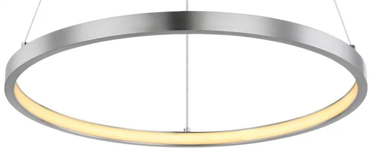 Lustra LED suspendata design modern circular RALPH 19W nichel
