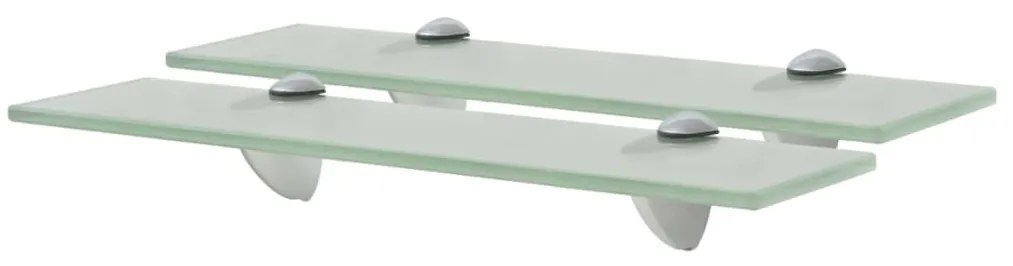 vidaXL Rafturi suspendate, 2 buc,. 40 x 10 cm, sticlă, 8 mm