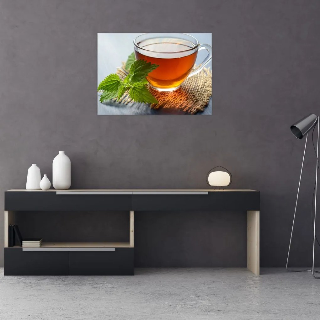 Tablou cu ceașca cu ceai (70x50 cm)