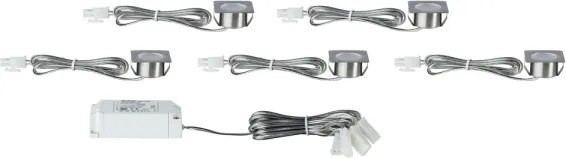 Paulmann 93587 - SET 5x Lampă încastrată LED 5xLED/0,4W/12V/230V 2700K