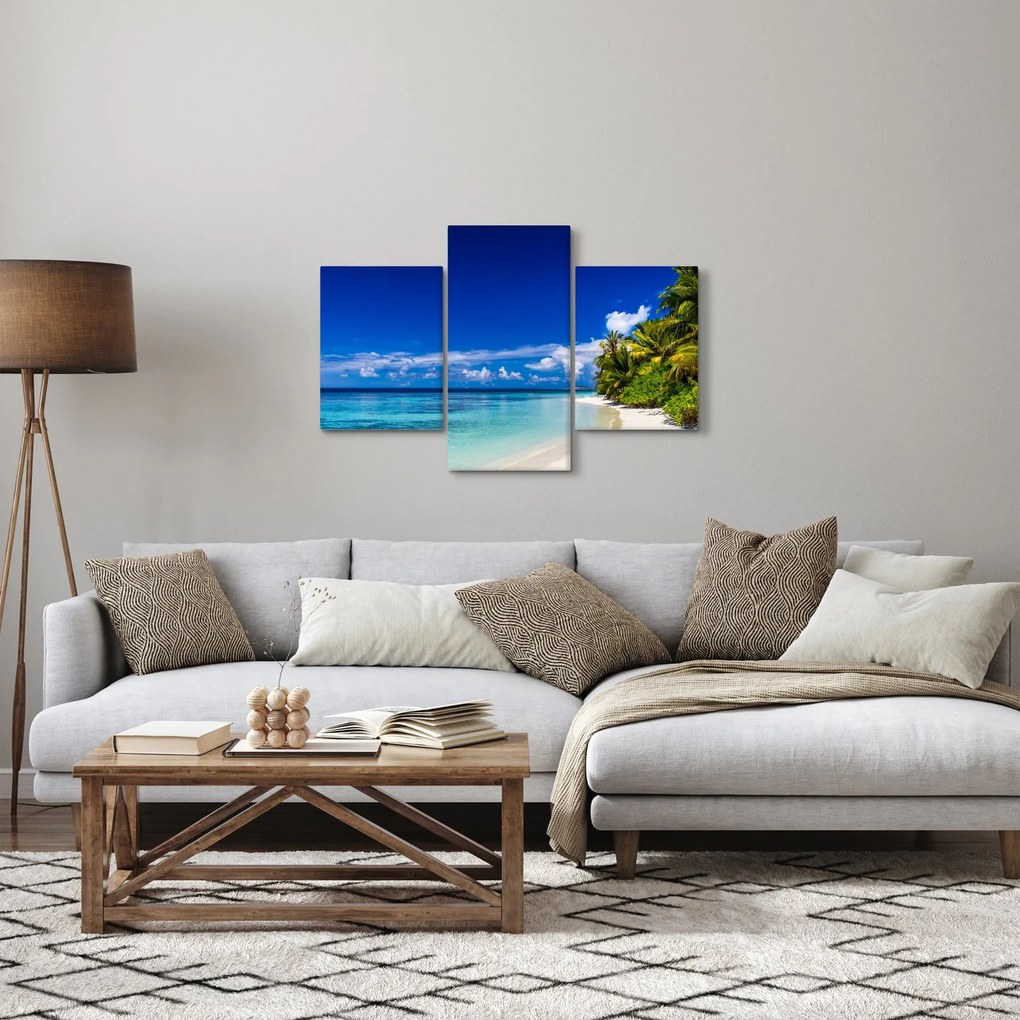 Tablou - Plaja tropicală (90x60 cm)