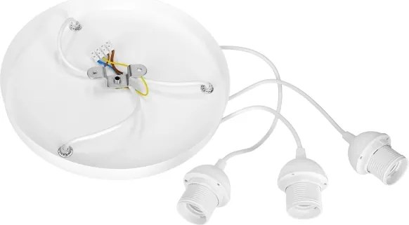 Brilagi - Lustră suspendată RESNA, Ø 45 cm, 3x E27 (max. 60 W), 230 V, bej/negru