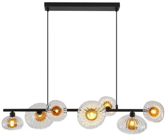 Lustra sticla transparenta si chihlimbar Sunbeam 7L