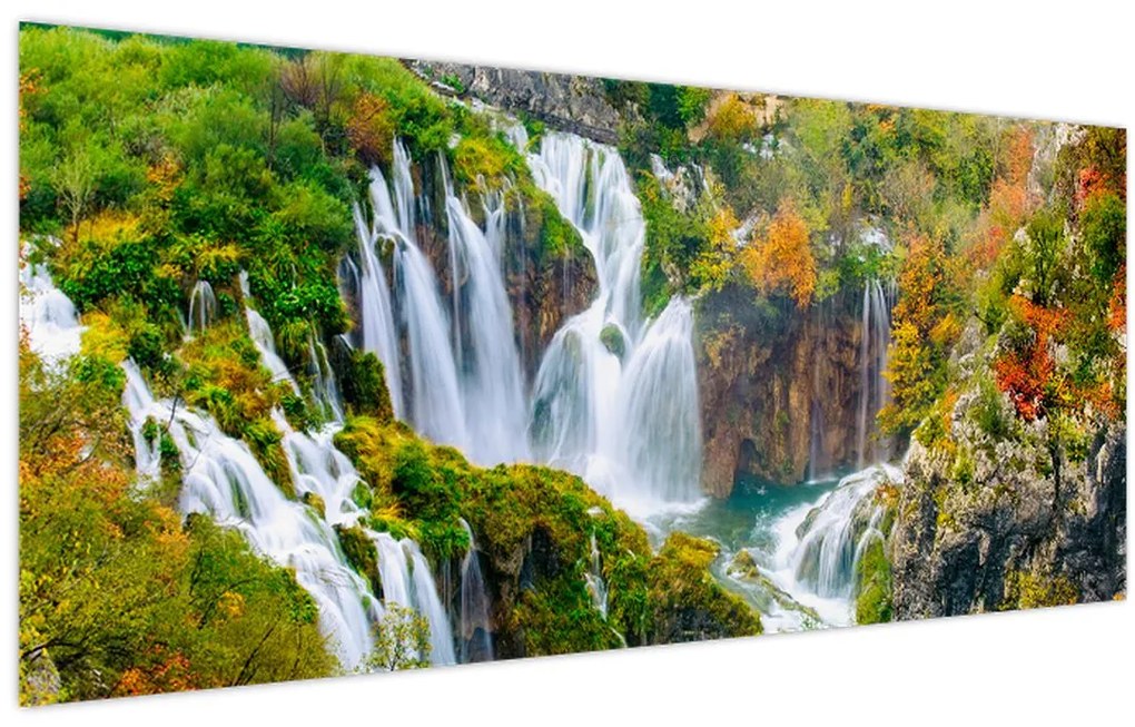 Tablou - Parcul Național Lacurile Plitvice (120x50 cm)