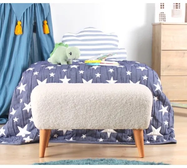 Taburet PIXI, 32 x 61 cm, alb