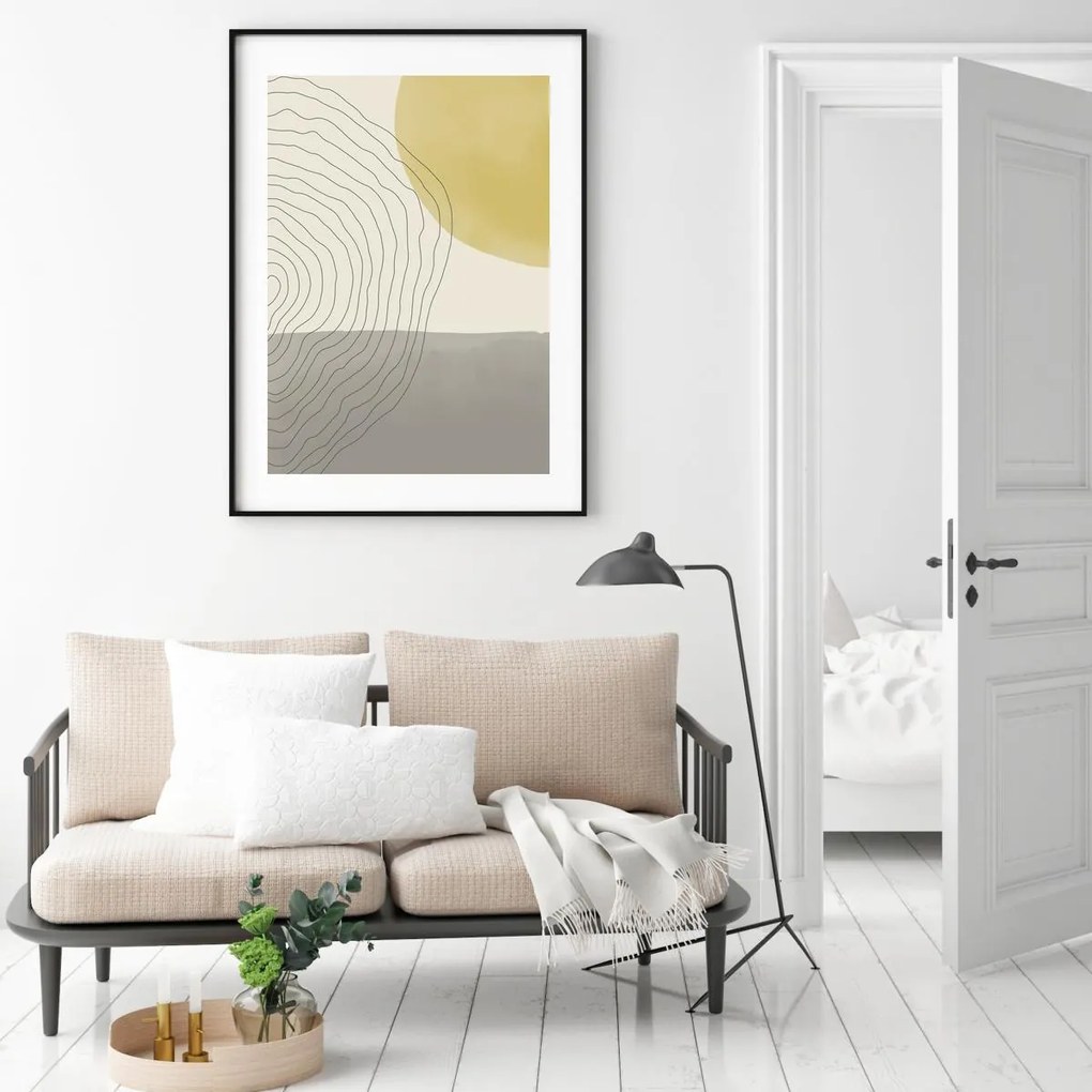 Poster - Abstracție pictată (A4)