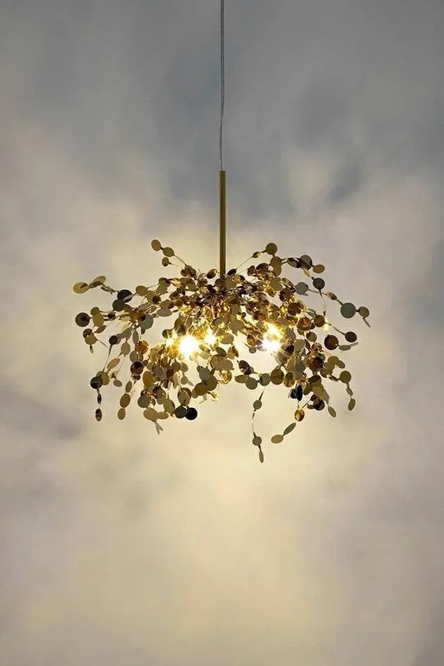 Lustra moderna design deosebit Monede 1 auriu
