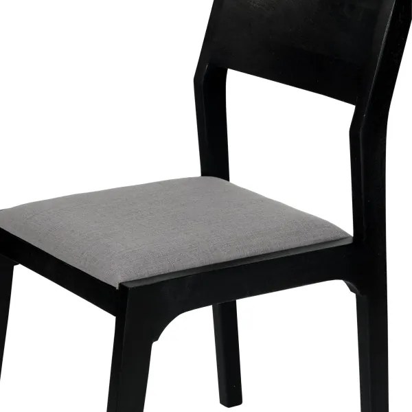 Scaun de sufragerie Eglo 424962 CALAMBA 84x55 cm negru/gri