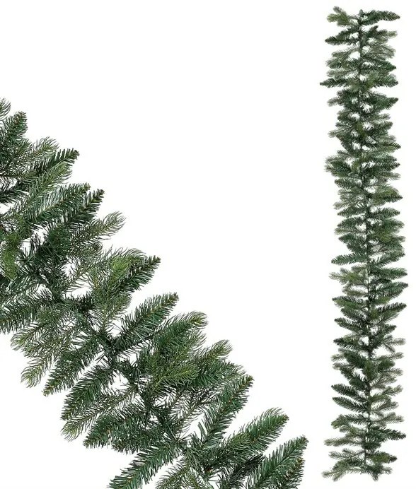 Ghirlanda artificială de Crăciun brad, 180 cm, verde