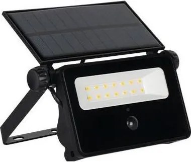 Proiector solar LED cu senzor, 30 W, 5,5 V, 3000 mAh, IP54