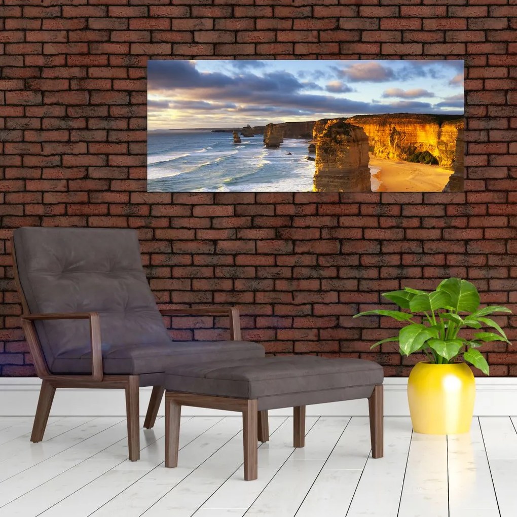 Tablou cu stâncile marine (120x50 cm)