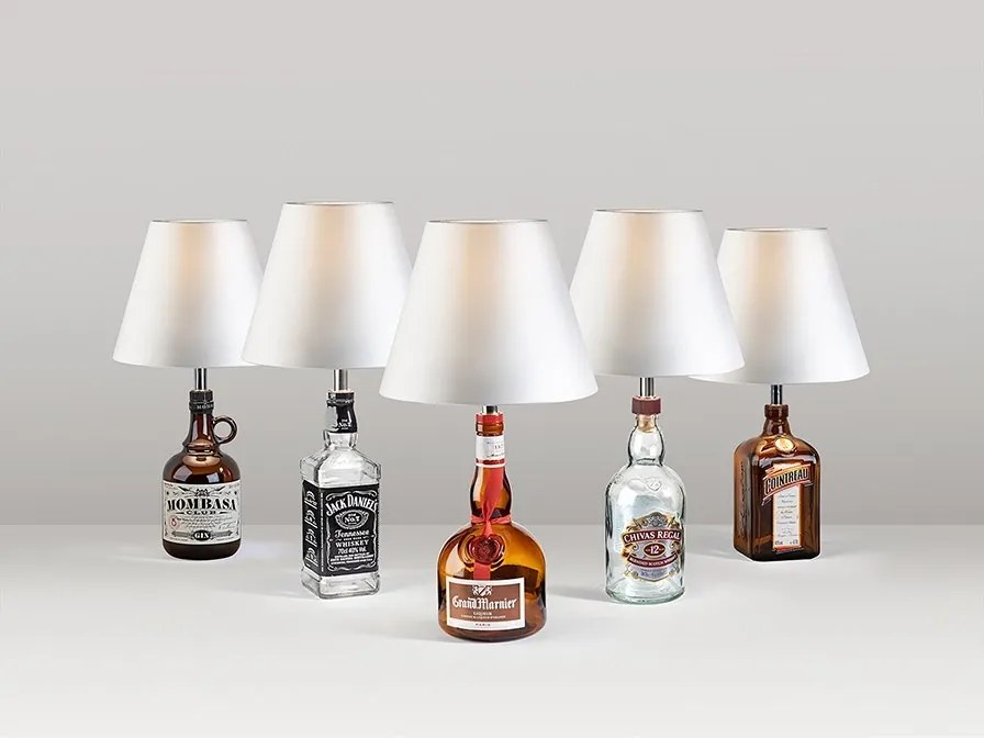 Kit iluminat / Lampa de masa decorativa Licor alba