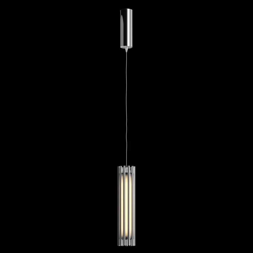 Lustra LED, Pendul design modern Sonata crom