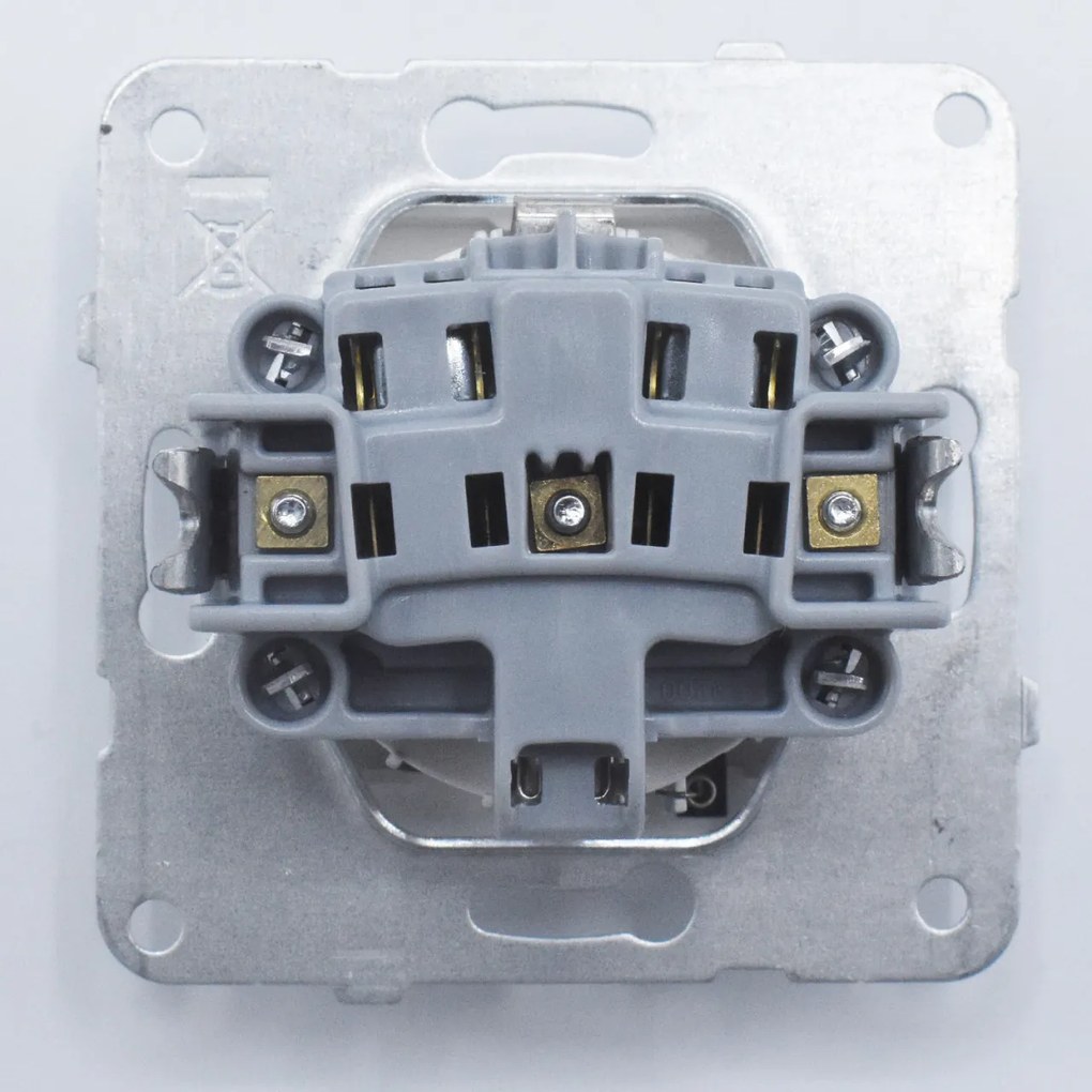 Priza simpla cu capac, 16A, protectie copii, IP20, Argintiu, Panasonic Arkedia Slim / Karre Plus