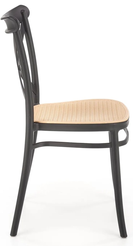 Scaun de grădină Karma K512 (negru + bej). 1118269