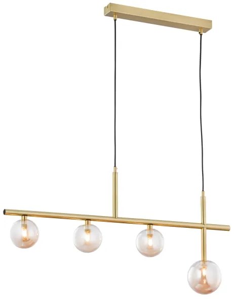 Jupiter 1899 - Lustră suspendată pe cablu NEPTUN 4xG9/14W/230V, auriu