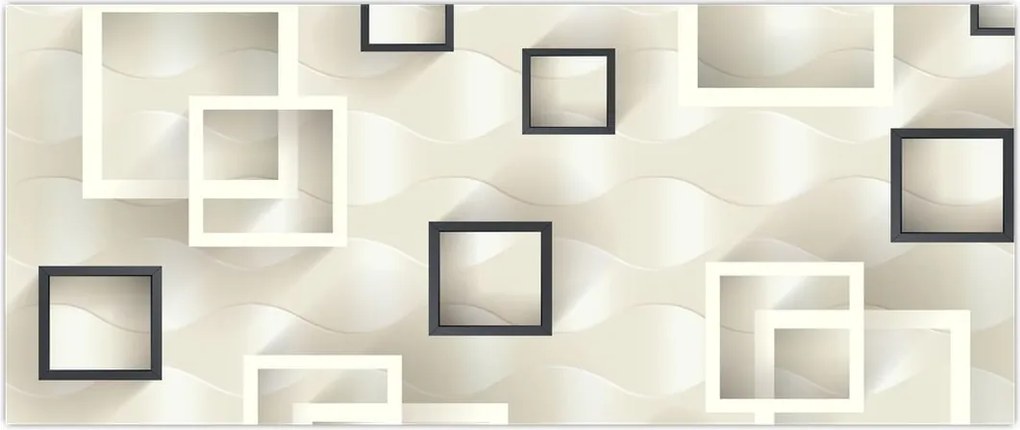 Tablou geometric abstract (120x50 cm)