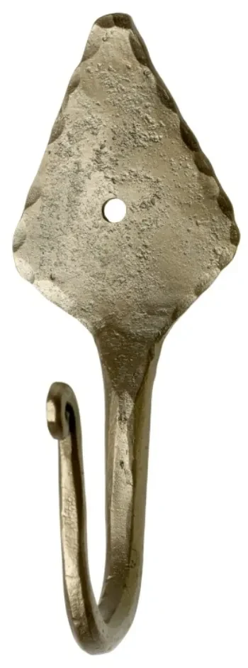 Cuier auriu, din metal, cu agatatoare, Ash
