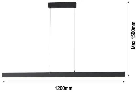 Lustră LED dimabilă pe cablu Immax NEO 07234L LITE TRIANGOLO LED/28W/230V Tuya + telecomandă