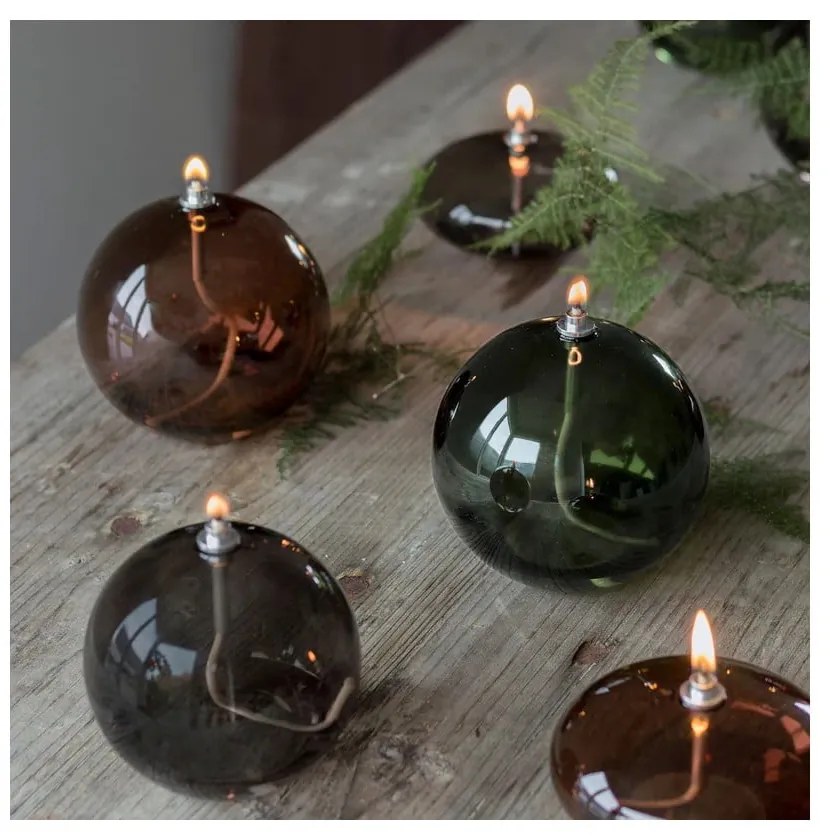 Lampă cu ulei din sticlă (înălțime 11 cm) Aura – Mette Ditmer Denmark