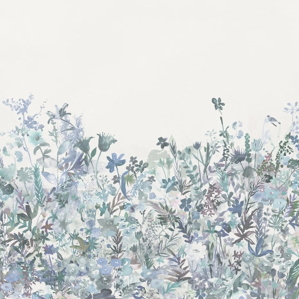 Fototapet, May Meadow, Soft Blue, Rebel Walls