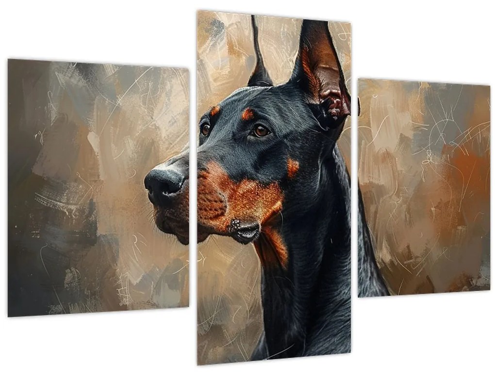 Tablou - Portretul lui Dobrman (90x60 cm)
