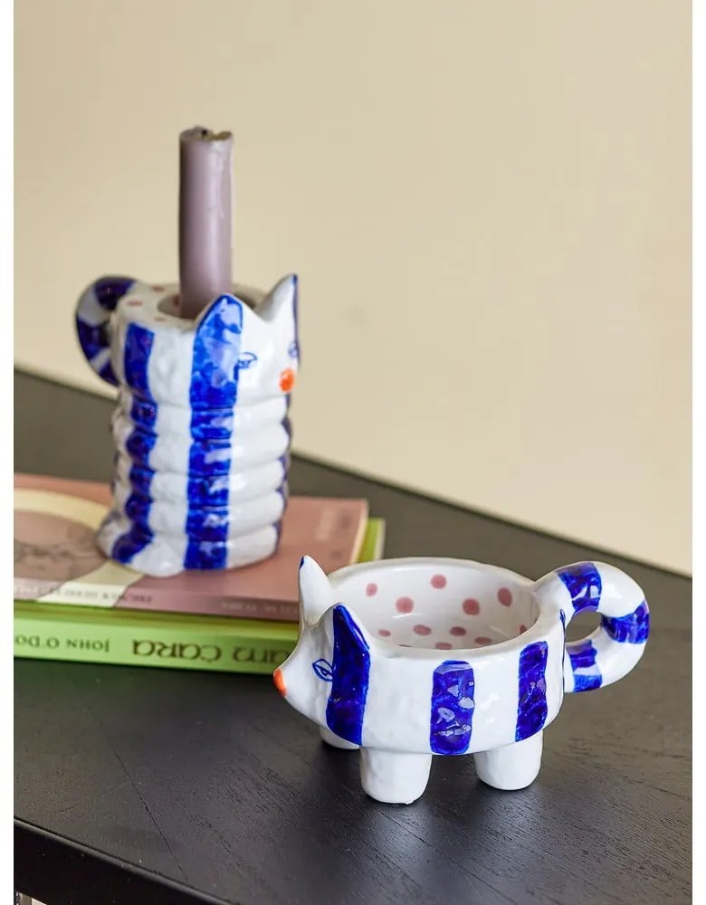 Sfeșnice 2 buc. din gresie Caty – Bloomingville