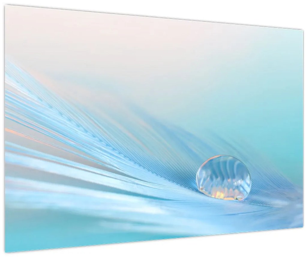 Tablou - Picătură albastră (90x60 cm)