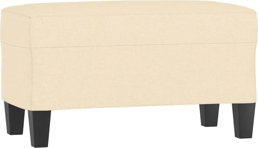 vidaXL Bancă, crem, 70x35x41 cm, textil