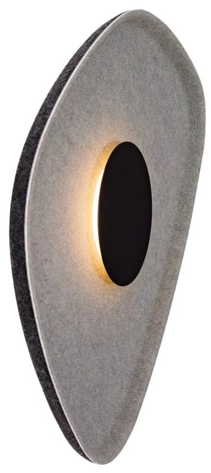 Aplica de perete LED design decorativ Deux negru