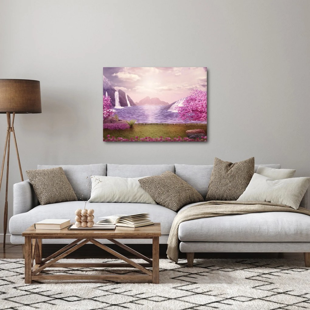 Tablou cu lac (70x50 cm)