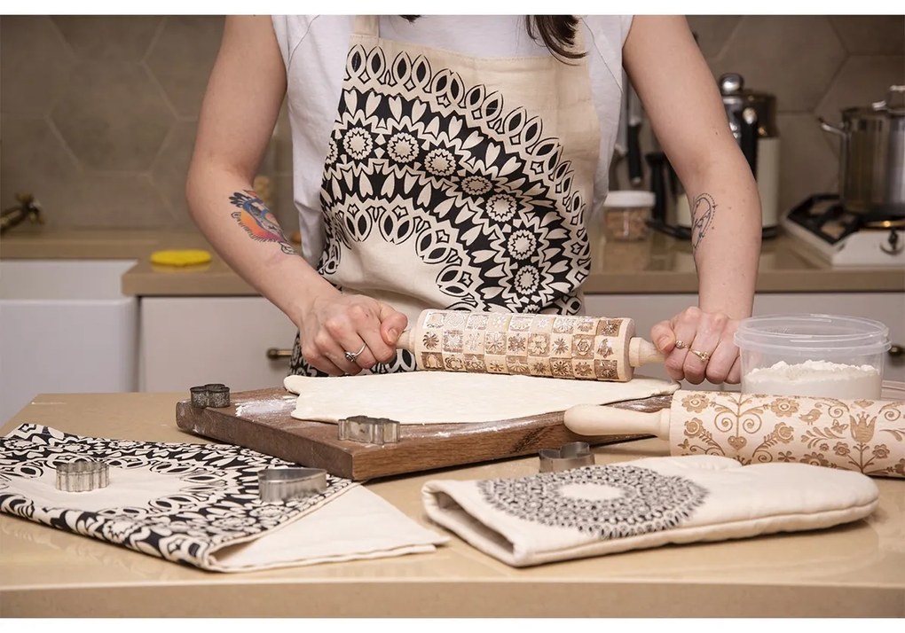 Orion Șorț de bucătărie Mandala, 70 x 85 cm