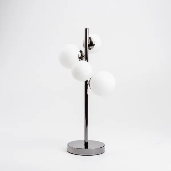 Brilagi - Lampă de masă LED MILLA 4xG9/3W/230V negru cromat/alb